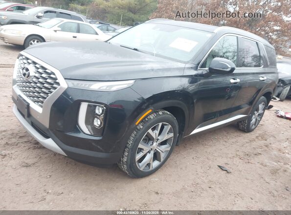 KM8R4DHEXMU283777 2021 HYUNDAI PALISADE Dark Blue Передняя левая четверть