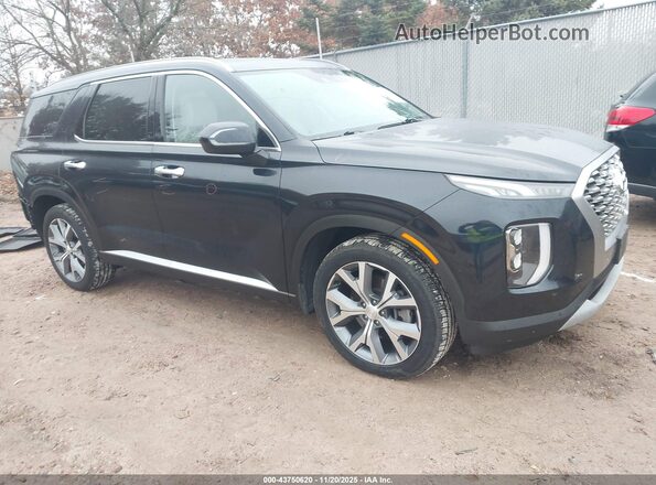 KM8R4DHEXMU283777 2021 HYUNDAI PALISADE Dark Blue Передняя правая четверть