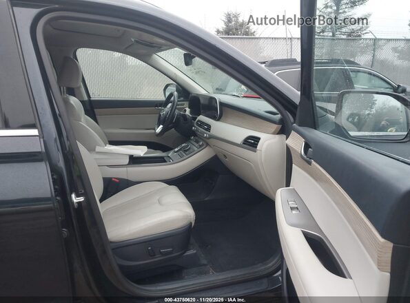 KM8R4DHEXMU283777 2021 HYUNDAI PALISADE Dark Blue Вид салона спереди