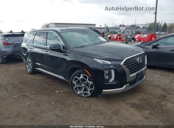 KM8R7DHEXNU430835 2022 HYUNDAI PALISADE Черный Передняя правая четверть