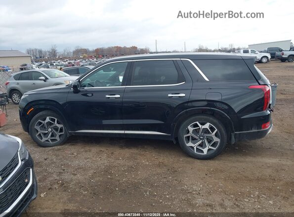 KM8R7DHEXNU430835 2022 HYUNDAI PALISADE Черный Вид задней части салона
