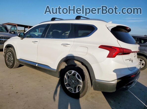 KM8S2DA18NU026357 2022 HYUNDAI SANTA Белый Задняя левая четверть