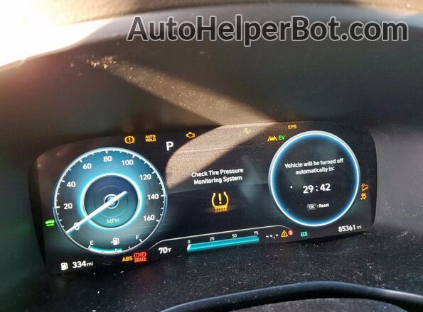 KM8S2DA18NU026357 2022 HYUNDAI SANTA Белый Вид щитка приборов