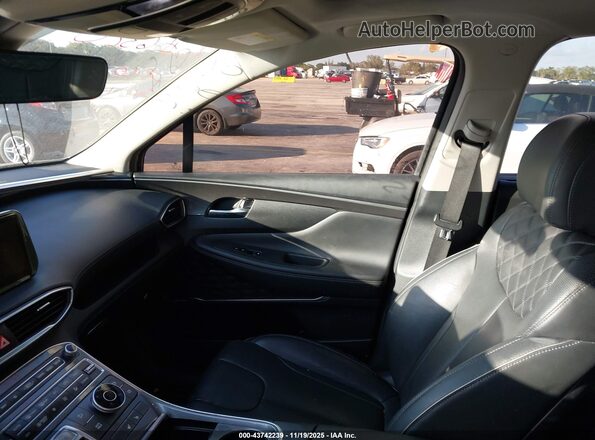 KM8S3DA15NU035188 2022 HYUNDAI SANTA FE HYBRID Black Вид салону спереду
