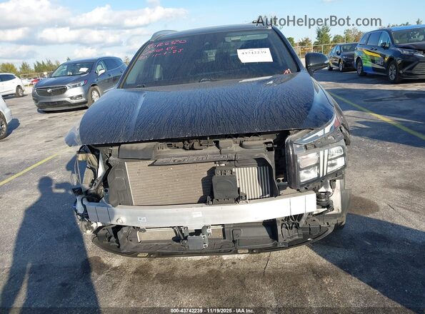 KM8S3DA15NU035188 2022 HYUNDAI SANTA FE HYBRID Black Вид задньої частини салону