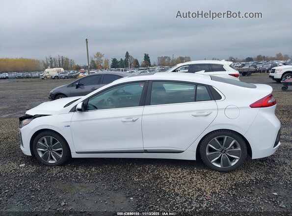 KMHC05LCXKU138457 2019 HYUNDAI IONIQ HYBRID Белый Панорамный вид салона 360°