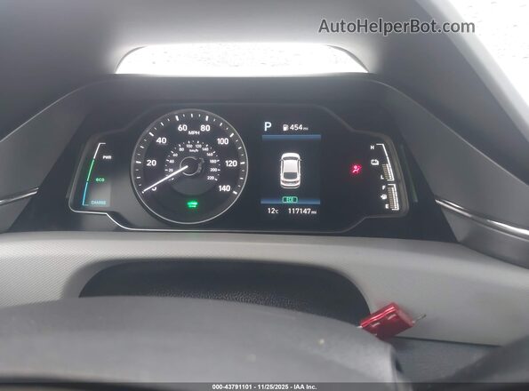 KMHC65LC0LU220617 2020 HYUNDAI IONIQ HYBRID Gray Вид задніх сидінь