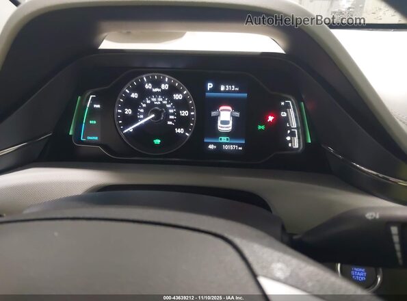 KMHC65LC0LU221444 2020 HYUNDAI IONIQ HYBRID Gray Rear seats view