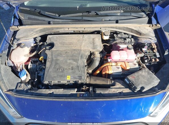 KMHC65LC0MU255708 2021 HYUNDAI IONIQ HYBRID Синий Вид сзади