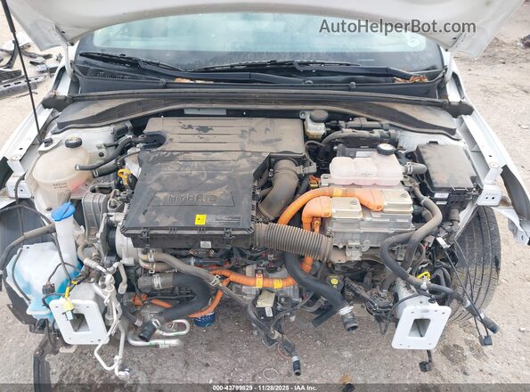 KMHC65LC1MU250307 2021 HYUNDAI IONIQ HYBRID Белый Вид сзади