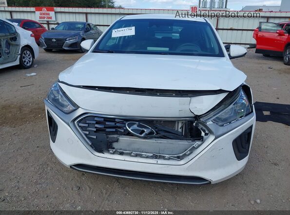 KMHC65LC2LU238830 2020 HYUNDAI IONIQ HYBRID Белый Вид щитка приборов