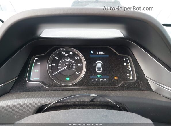 KMHC65LC2NU276884 2022 HYUNDAI IONIQ HYBRID Серый Вид задних сидений