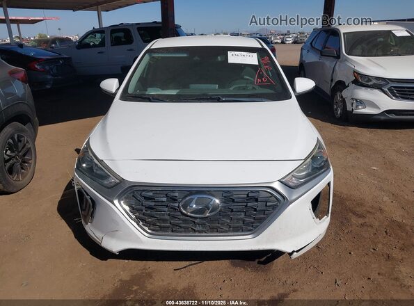 KMHC65LC5LU212299 2020 HYUNDAI IONIQ HYBRID White Սարքավորումների վահանակի տեսք