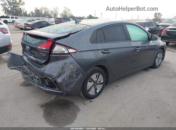 KMHC65LC8HU056864 2017 HYUNDAI IONIQ HYBRID Серый Задняя правая четверть