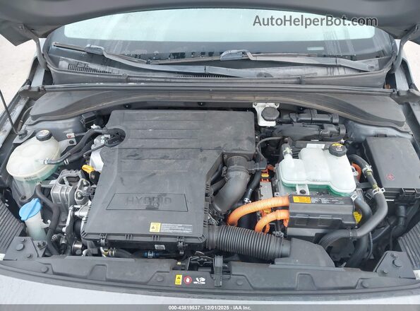 KMHC65LC8HU056864 2017 HYUNDAI IONIQ HYBRID Серый Вид сзади