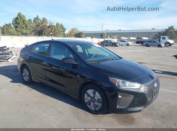 KMHC65LC9KU145107 2019 HYUNDAI IONIQ HYBRID Черный Передняя правая четверть
