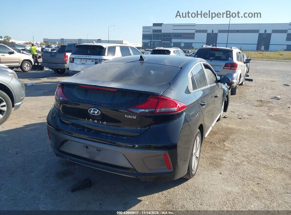 KMHC75LC0MU261697 2021 HYUNDAI IONIQ HYBRID Черный Задняя правая четверть
