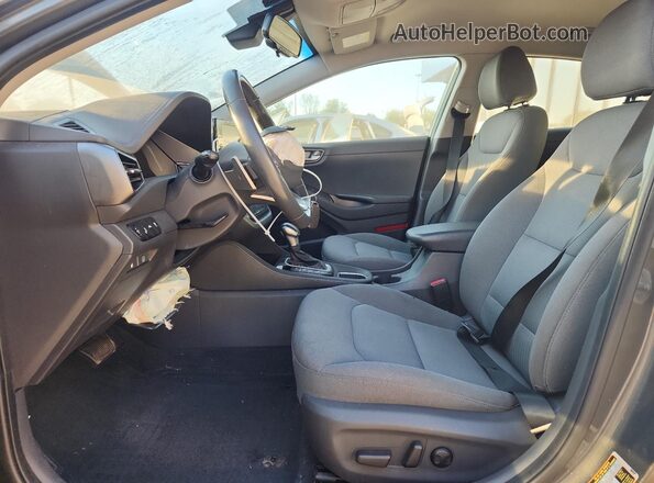 KMHC75LC1MU257268 2021 HYUNDAI IONIQ Серый Вид салона спереди
