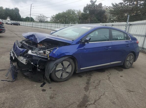 KMHC75LC1MU260879 2021 HYUNDAI IONIQ Синий Передняя левая четверть