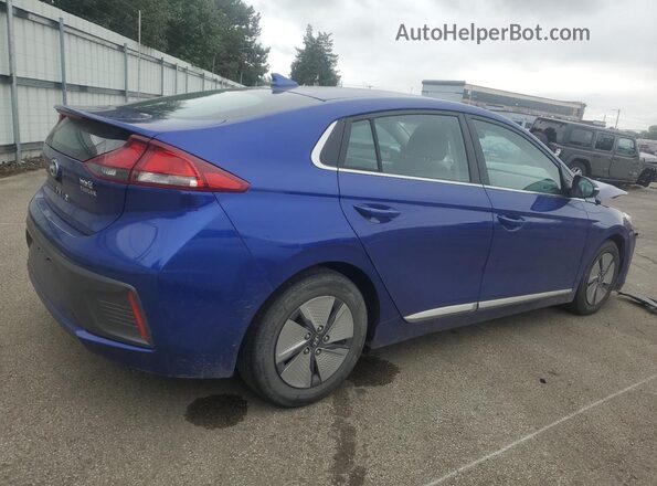 KMHC75LC1MU260879 2021 HYUNDAI IONIQ Синий Задняя правая четверть