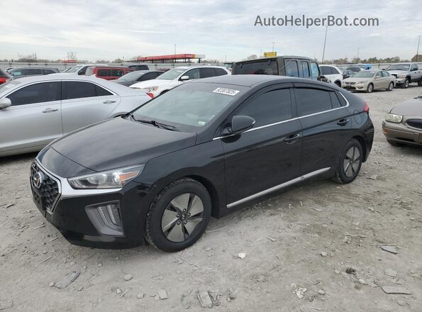 KMHC75LC2MU250846 2021 HYUNDAI IONIQ Черный Передняя левая четверть