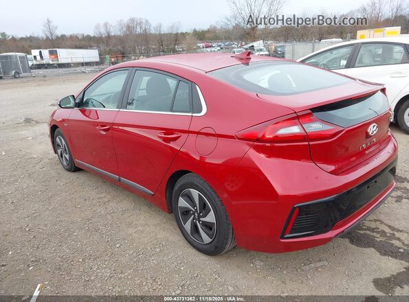KMHC75LC3KU119325 2019 HYUNDAI IONIQ HYBRID Красный Задняя левая четверть