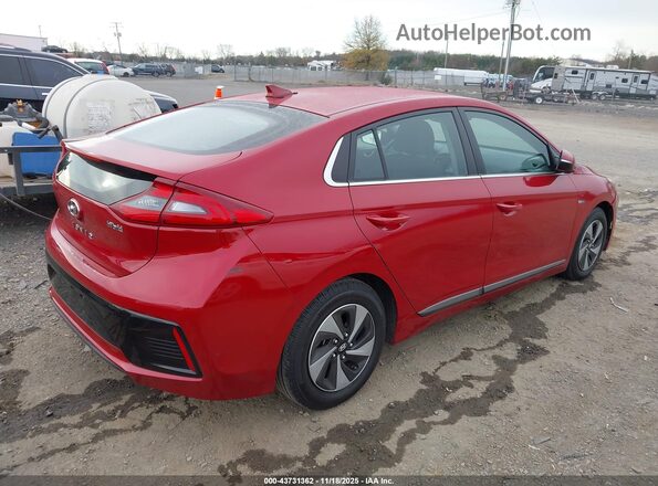 KMHC75LC3KU119325 2019 HYUNDAI IONIQ HYBRID Красный Задняя правая четверть