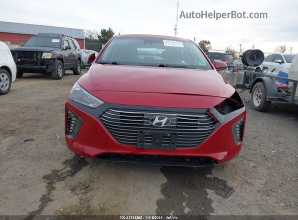 KMHC75LC3KU119325 2019 HYUNDAI IONIQ HYBRID Красный Вид задней части салона
