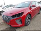 2019 Hyundai Ioniq Hybrid Sel Красный vin: KMHC75LC3KU119325