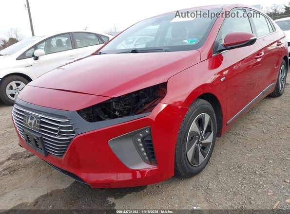 KMHC75LC3KU119325 2019 HYUNDAI IONIQ HYBRID Красный Вид спереди