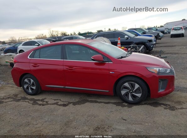 KMHC75LC3KU119325 2019 HYUNDAI IONIQ HYBRID Красный Панорамный вид салона 360°