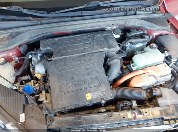 KMHC75LC4LU206989 2020 HYUNDAI IONIQ HYBRID Red უკანა ხედი