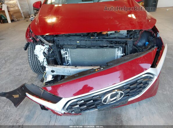 KMHC75LC4LU206989 2020 HYUNDAI IONIQ HYBRID Red წინა ხედი