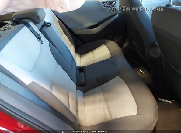 KMHC75LC4LU206989 2020 HYUNDAI IONIQ HYBRID Red VIN კოდის სტიკერის ხედი