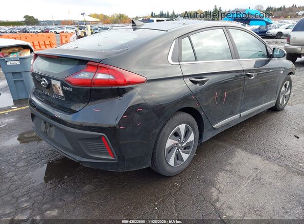 KMHC75LC6HU028722 2017 HYUNDAI IONIQ HYBRID Black Trasero derecho