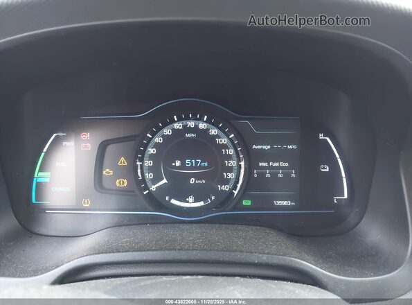KMHC75LC6HU028722 2017 HYUNDAI IONIQ HYBRID Black Vista de los asientos traseros