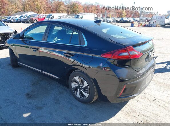 KMHC75LC6JU090501 2018 HYUNDAI IONIQ HYBRID Черный Задняя левая четверть