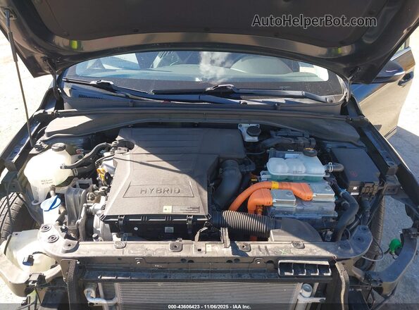 KMHC75LC6JU090501 2018 HYUNDAI IONIQ HYBRID Черный Вид сзади