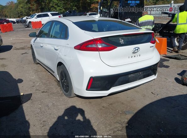 KMHC75LC8HU040743 2017 HYUNDAI IONIQ HYBRID Белый Задняя левая четверть