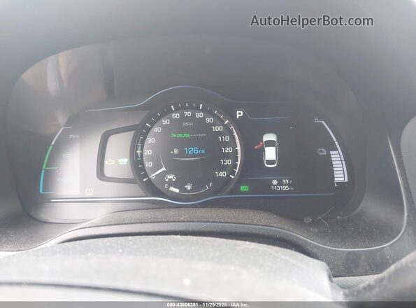 KMHC75LC8JU103944 2018 HYUNDAI IONIQ HYBRID Серый Вид задних сидений