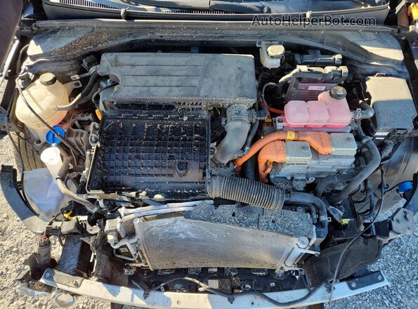 KMHC75LCXMU261156 2021 HYUNDAI IONIQ Черный Вид задней части салона