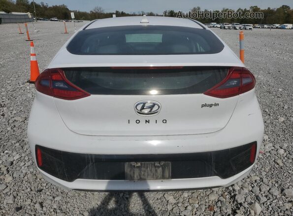 KMHC75LD6JU076168 2018 HYUNDAI IONIQ White Widok z tyłu