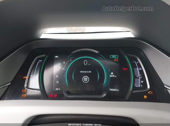 KMHC85LC0LU209451 2020 HYUNDAI IONIQ HYBRID Silver Rear seats view