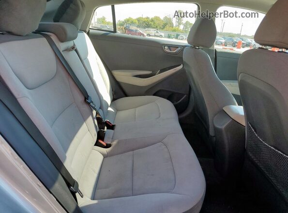 KMHC85LC0MU259350 2021 HYUNDAI IONIQ Серебряный Вид задних сидений