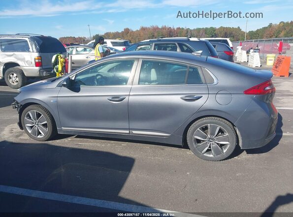 KMHC85LC3JU065214 2018 HYUNDAI IONIQ HYBRID Серый Панорамный вид салона 360°