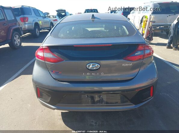 KMHC85LC3JU065214 2018 HYUNDAI IONIQ HYBRID Серый 