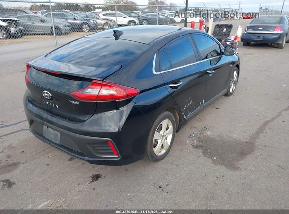 KMHC85LC4JU065125 2018 HYUNDAI IONIQ HYBRID Black უკანა მარჯვენა