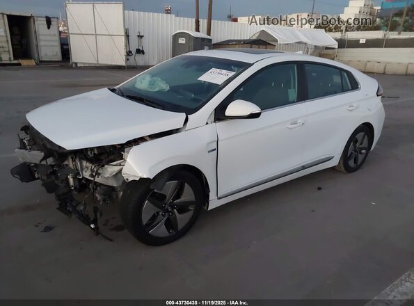 KMHC85LC8LU239720 2020 HYUNDAI IONIQ HYBRID White Front left