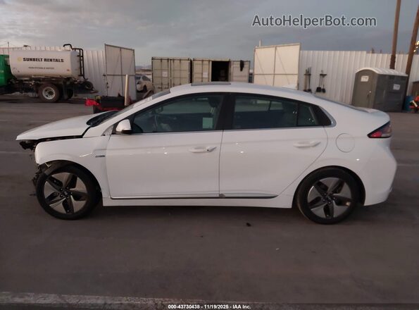 KMHC85LC8LU239720 2020 HYUNDAI IONIQ HYBRID White 360 interior view