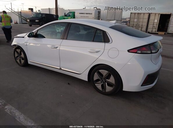 KMHC85LC8LU239720 2020 HYUNDAI IONIQ HYBRID White Rear left